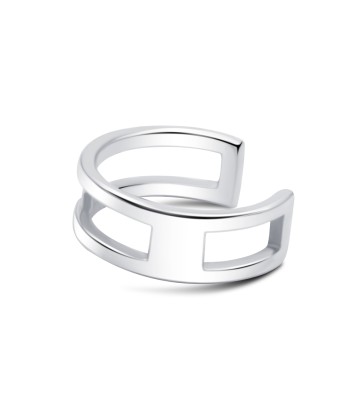 Simple Design Silver Ear Cuff  EC-1196